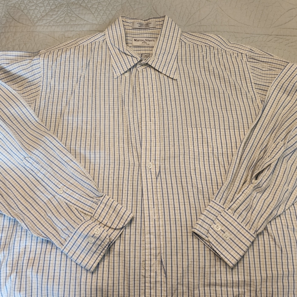 Meeting Street Dress shirt 16 32/33 vintage